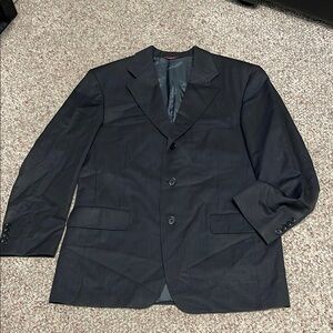 Samuelsohn charcoal Men's 100% wool Blazer